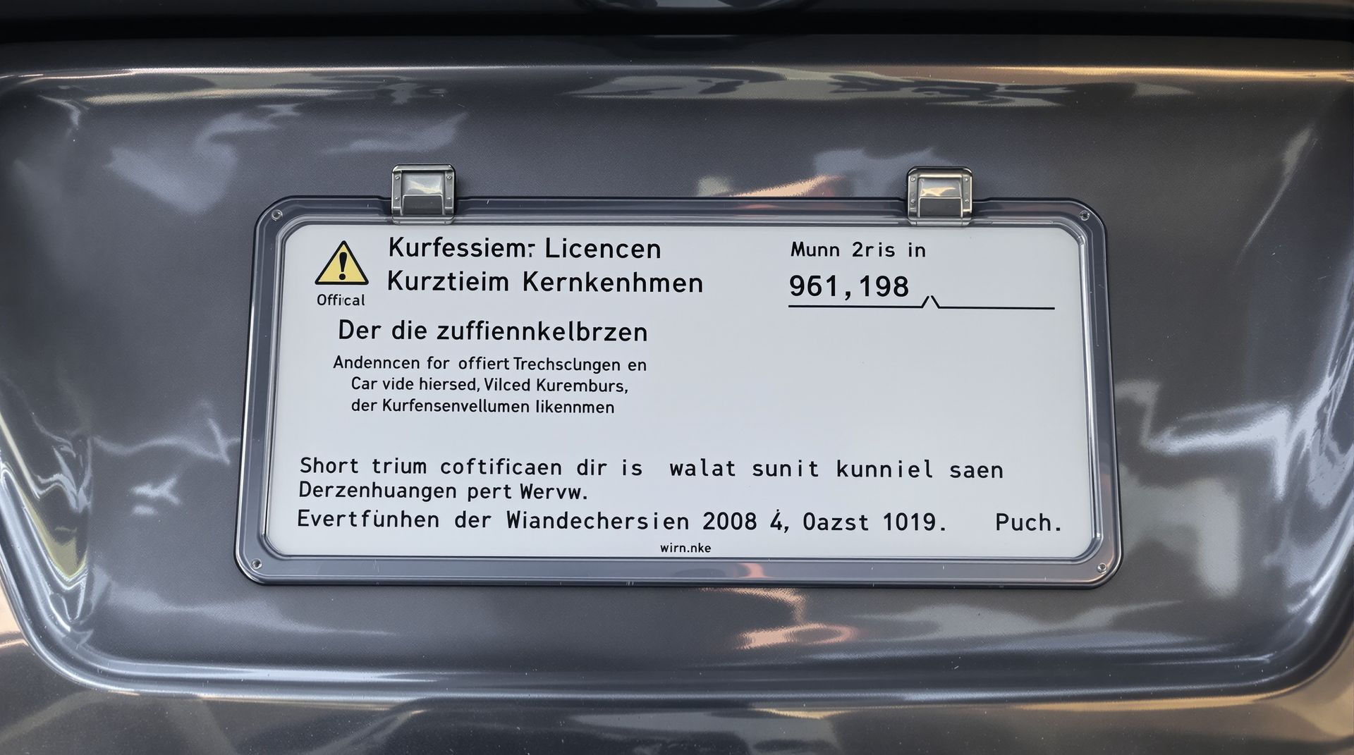Kurzzeitkennzeichen - Beratung